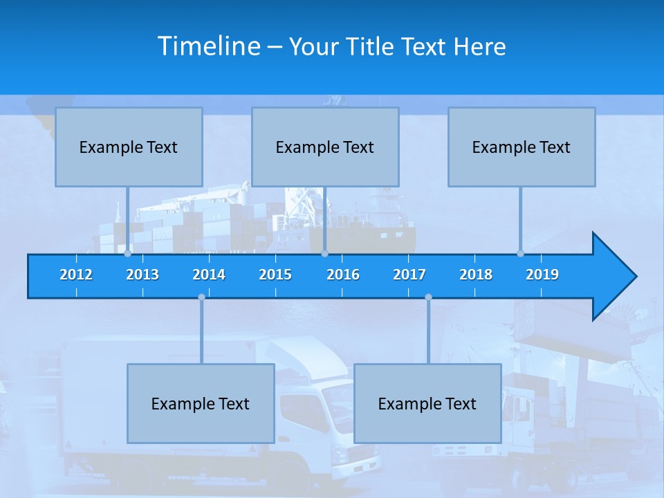 A Powerpoint Presentation With A Blue Background PowerPoint Template