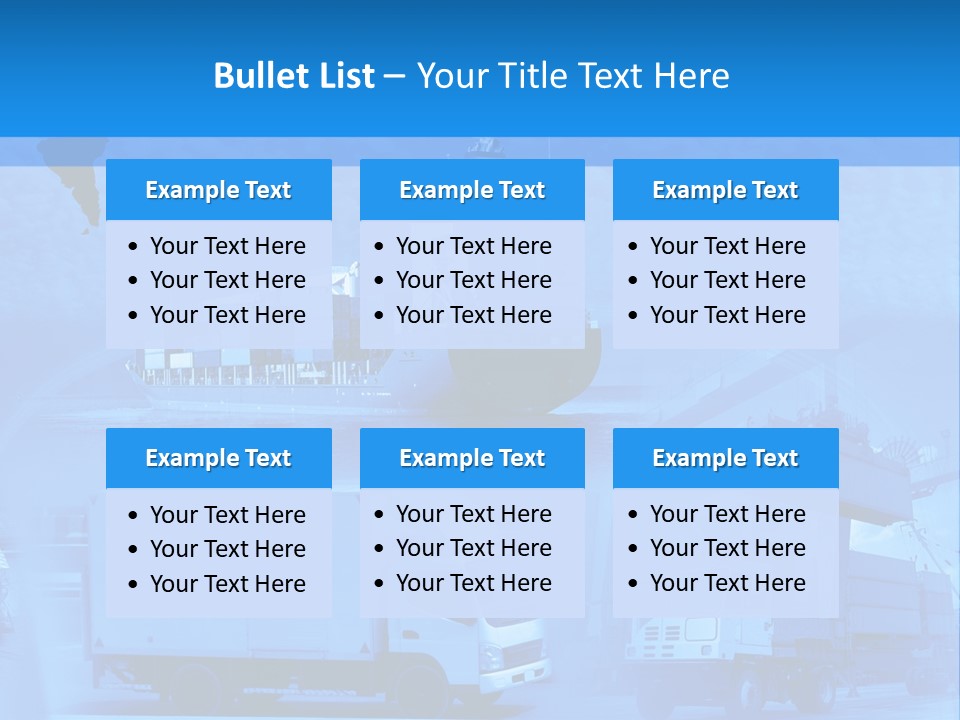 A Powerpoint Presentation With A Blue Background PowerPoint Template