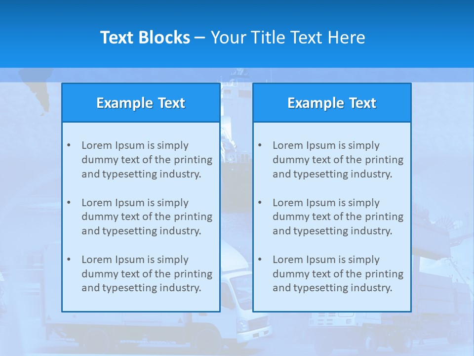 A Powerpoint Presentation With A Blue Background PowerPoint Template