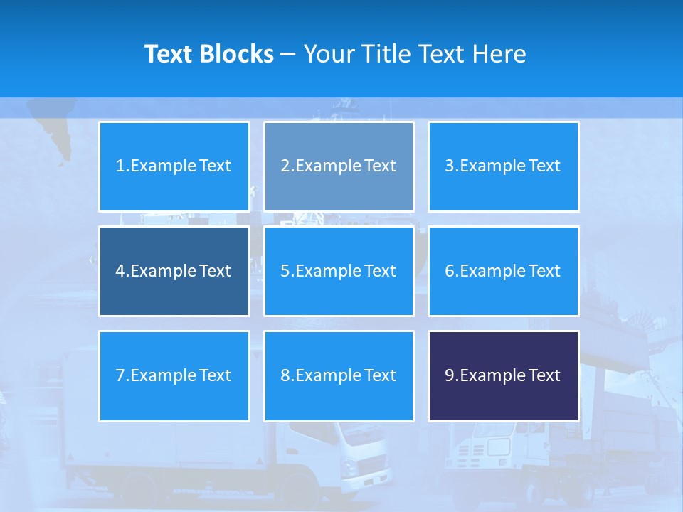 A Powerpoint Presentation With A Blue Background PowerPoint Template