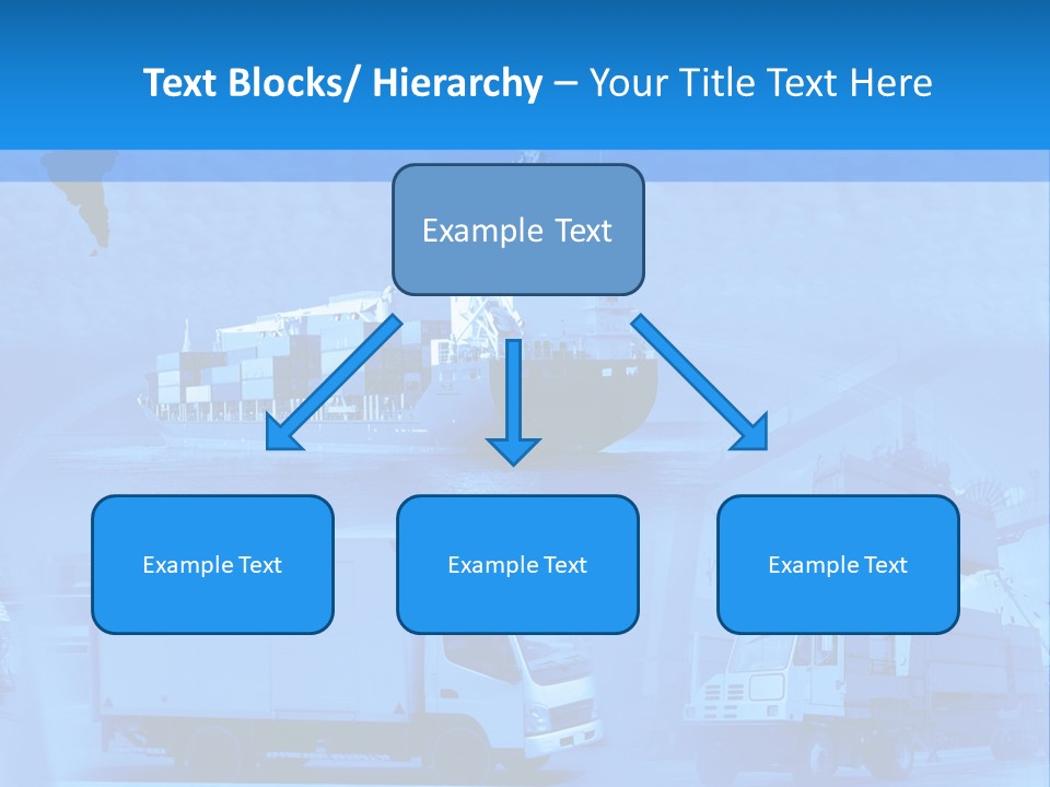 A Powerpoint Presentation With A Blue Background PowerPoint Template