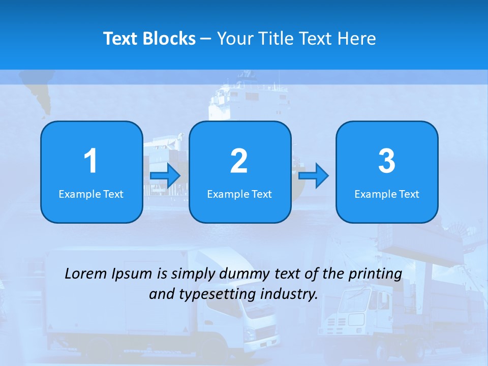 A Powerpoint Presentation With A Blue Background PowerPoint Template