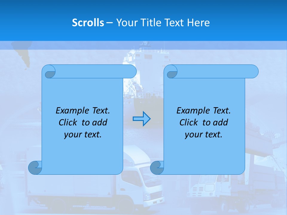 A Powerpoint Presentation With A Blue Background PowerPoint Template