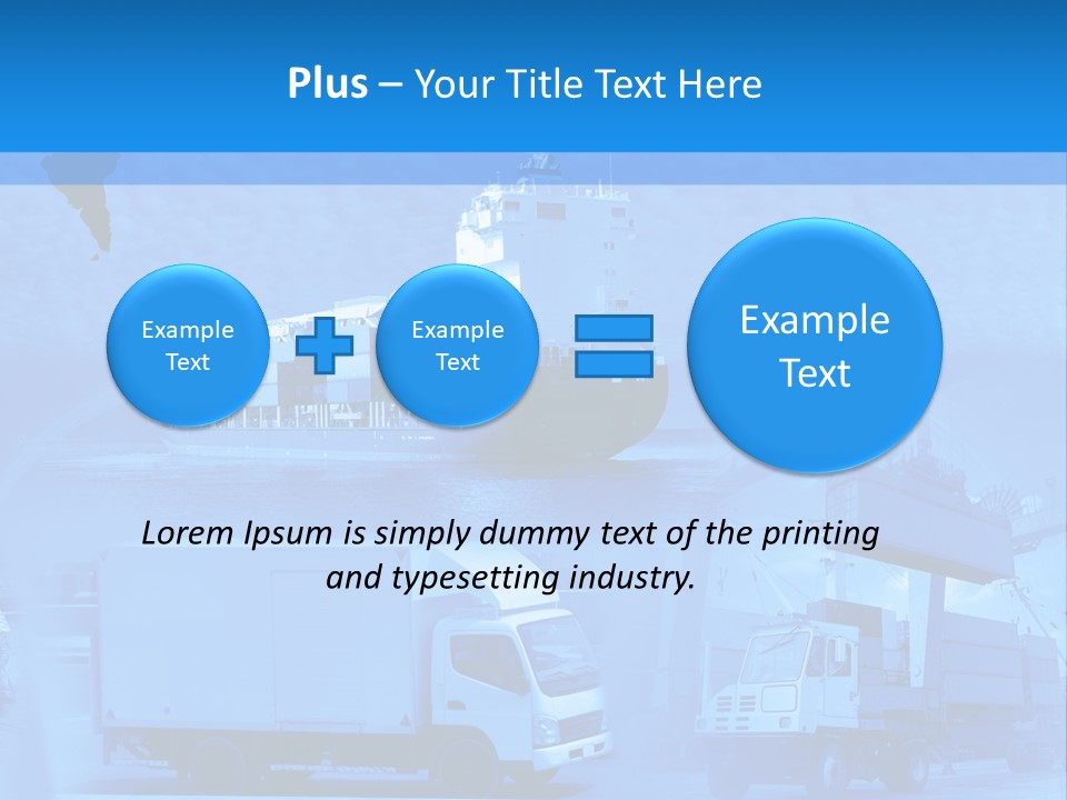 A Powerpoint Presentation With A Blue Background PowerPoint Template