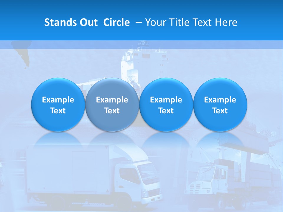 A Powerpoint Presentation With A Blue Background PowerPoint Template