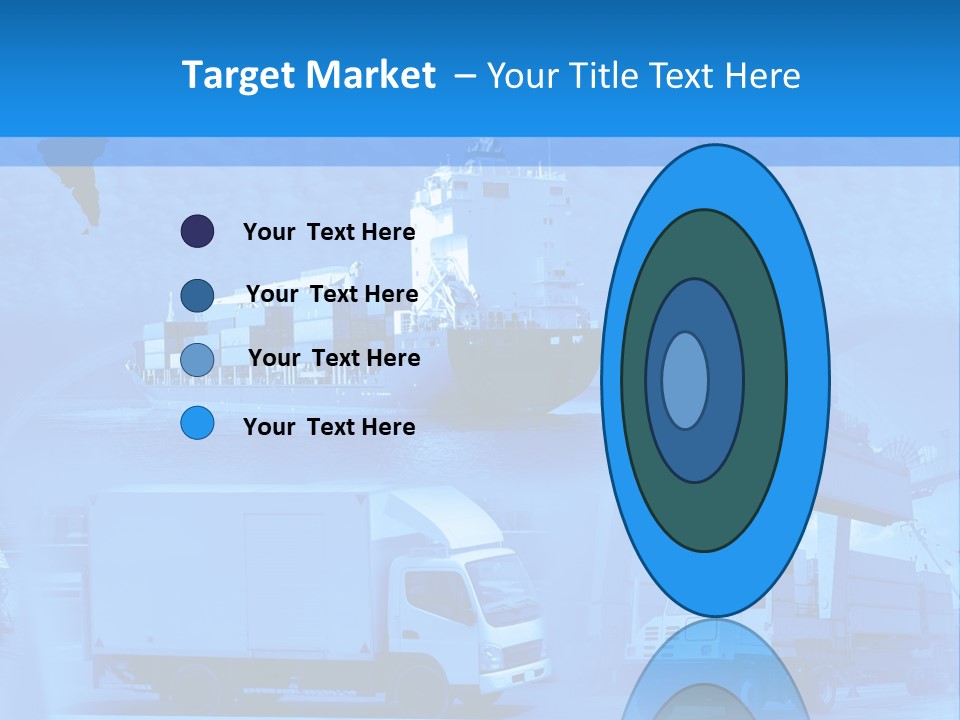 A Powerpoint Presentation With A Blue Background PowerPoint Template