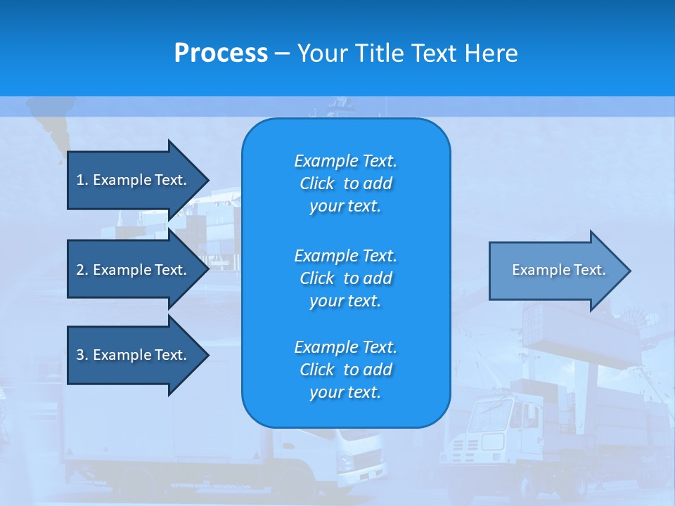 A Powerpoint Presentation With A Blue Background PowerPoint Template