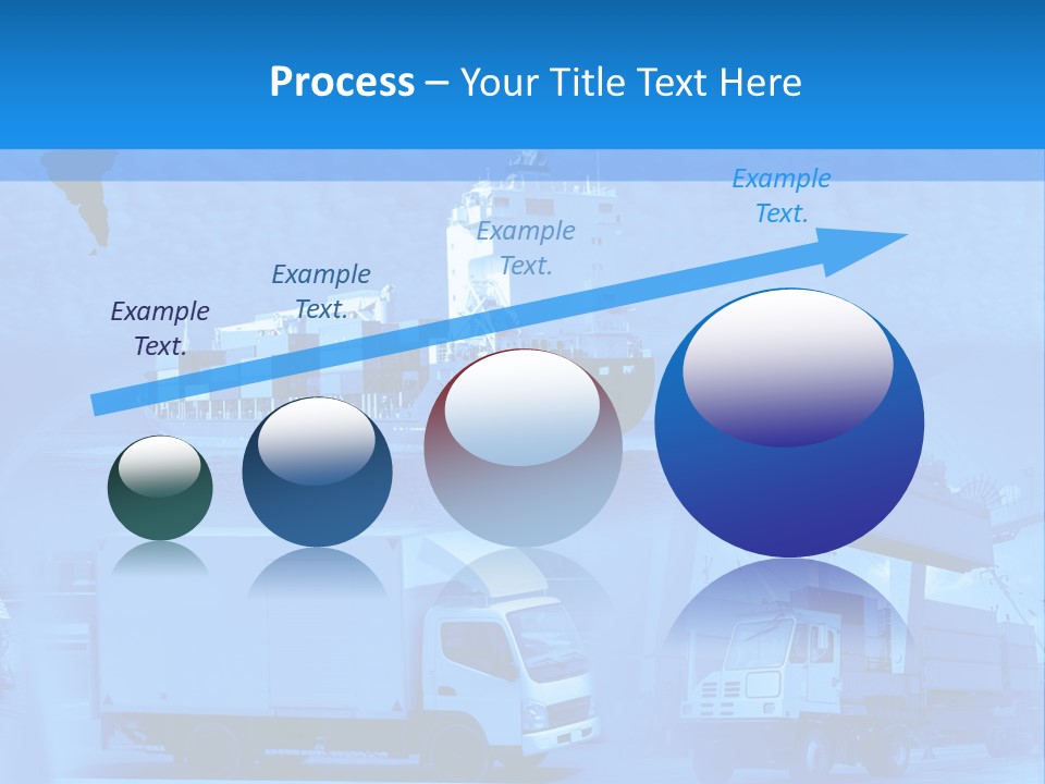 A Powerpoint Presentation With A Blue Background PowerPoint Template