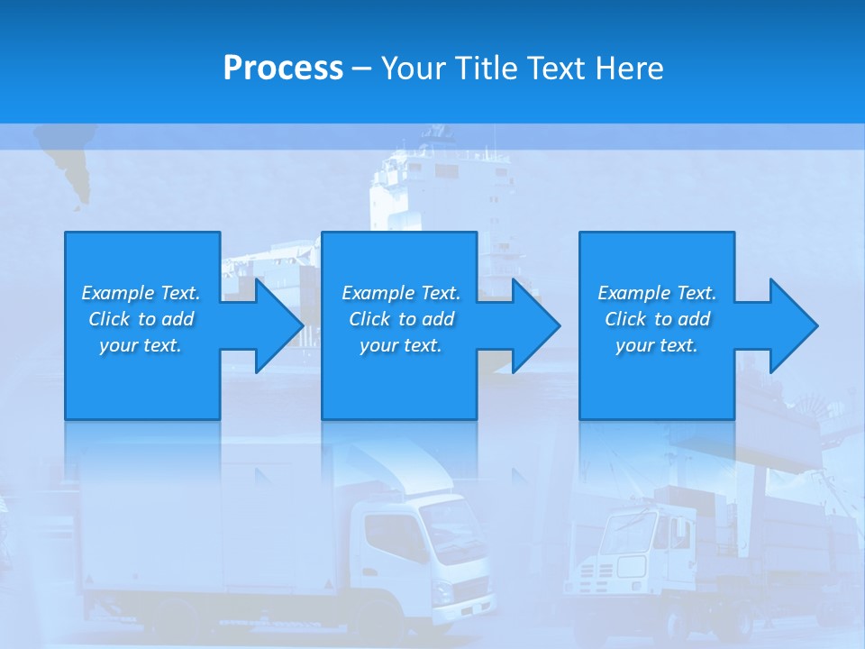 A Powerpoint Presentation With A Blue Background PowerPoint Template