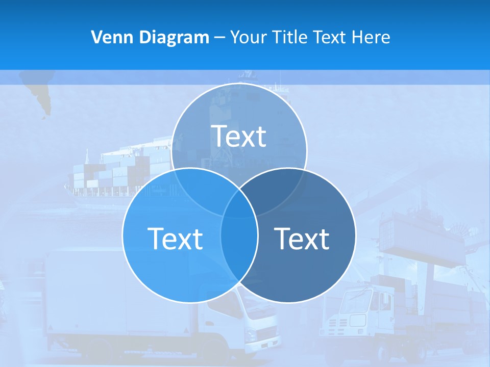 A Powerpoint Presentation With A Blue Background PowerPoint Template