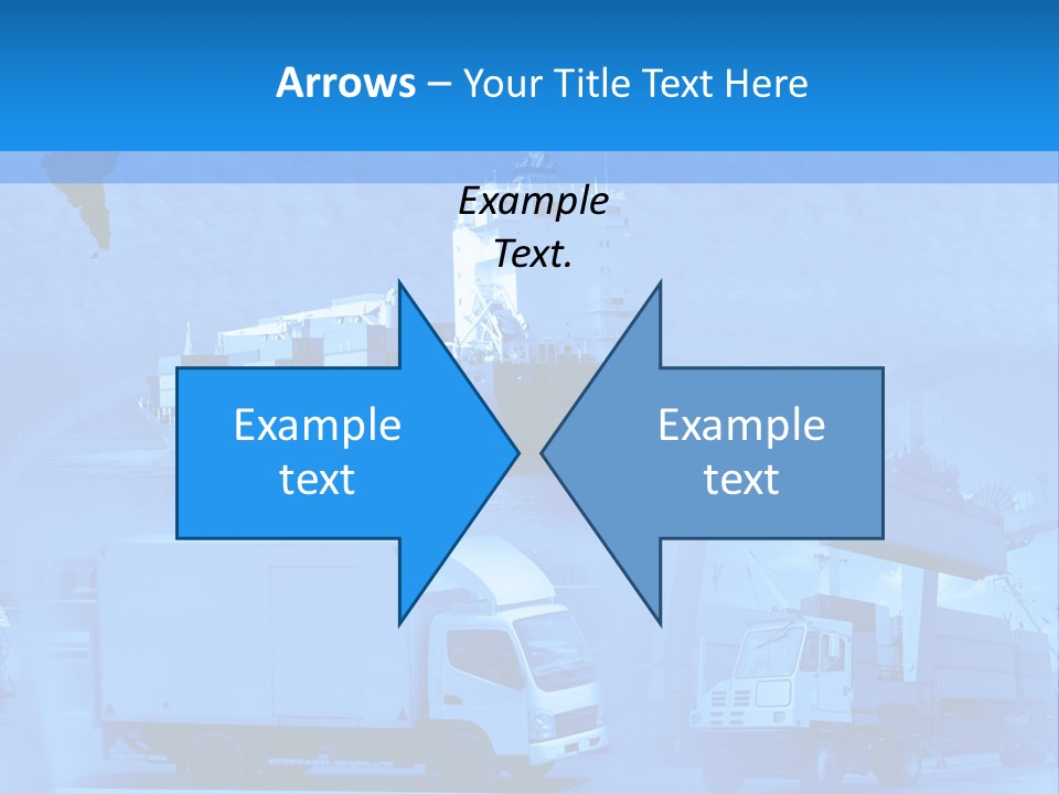 A Powerpoint Presentation With A Blue Background PowerPoint Template