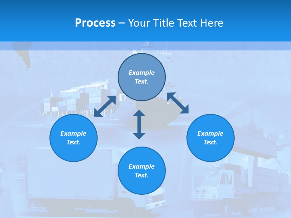 A Powerpoint Presentation With A Blue Background PowerPoint Template
