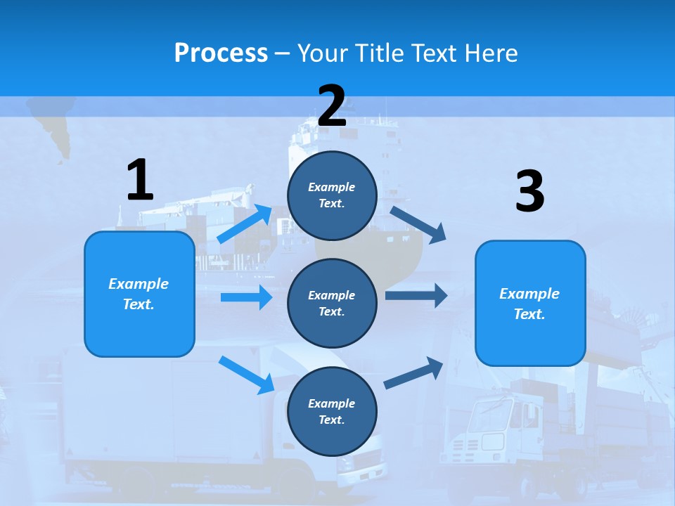 A Powerpoint Presentation With A Blue Background PowerPoint Template