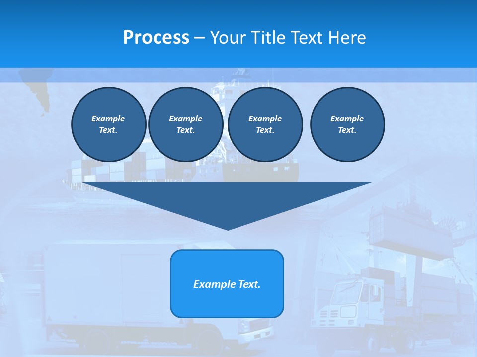 A Powerpoint Presentation With A Blue Background PowerPoint Template