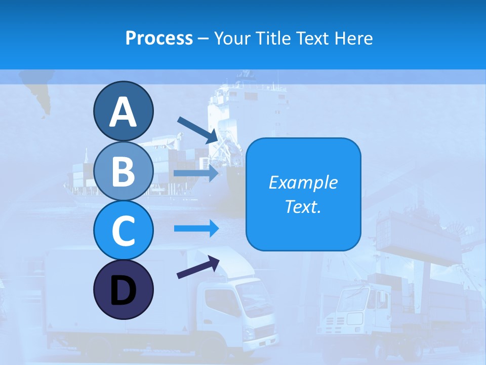 A Powerpoint Presentation With A Blue Background PowerPoint Template