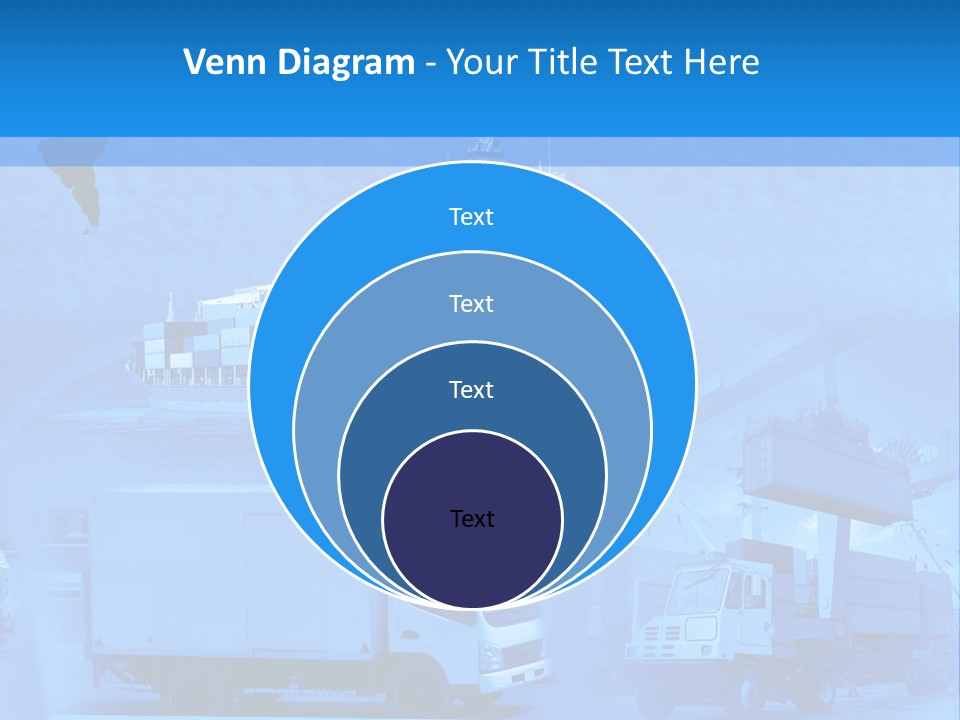 A Powerpoint Presentation With A Blue Background PowerPoint Template
