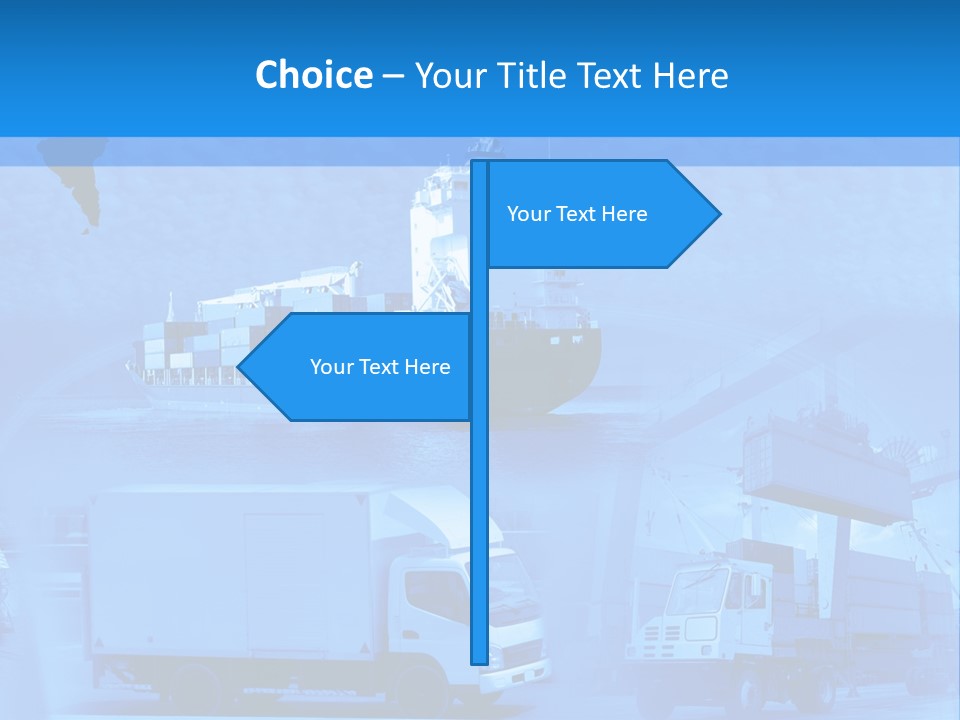 A Powerpoint Presentation With A Blue Background PowerPoint Template