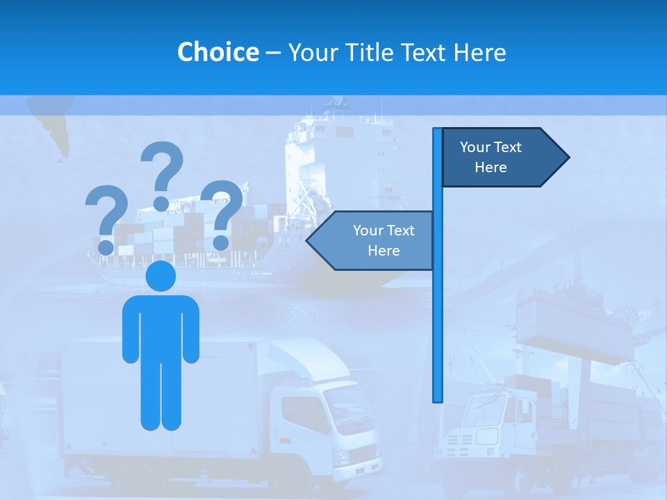 A Powerpoint Presentation With A Blue Background PowerPoint Template
