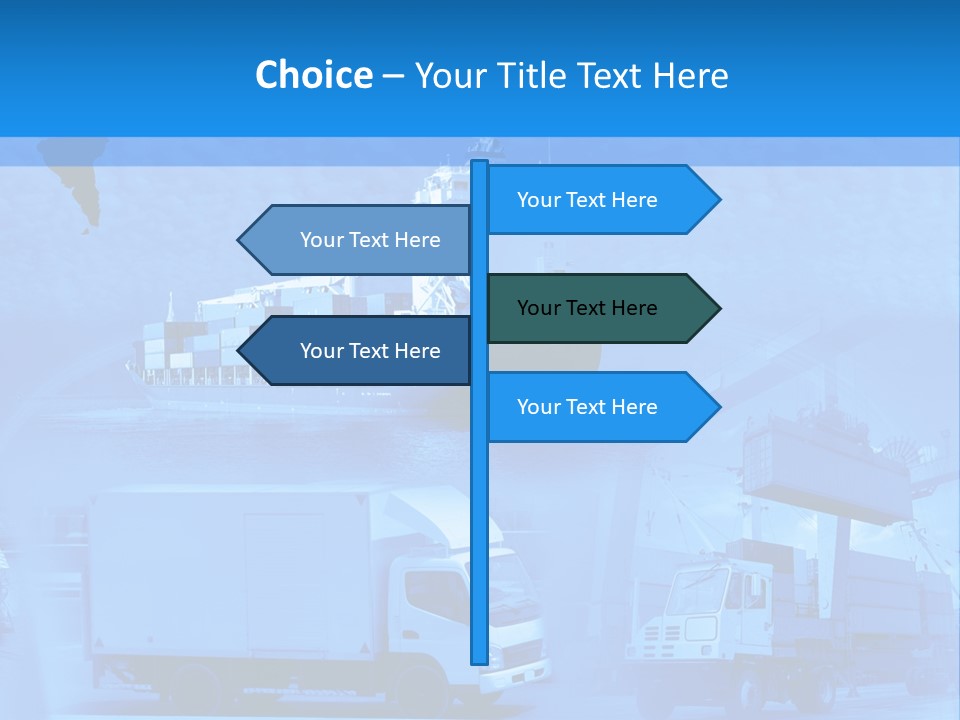 A Powerpoint Presentation With A Blue Background PowerPoint Template