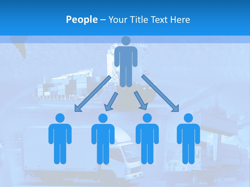 A Powerpoint Presentation With A Blue Background PowerPoint Template