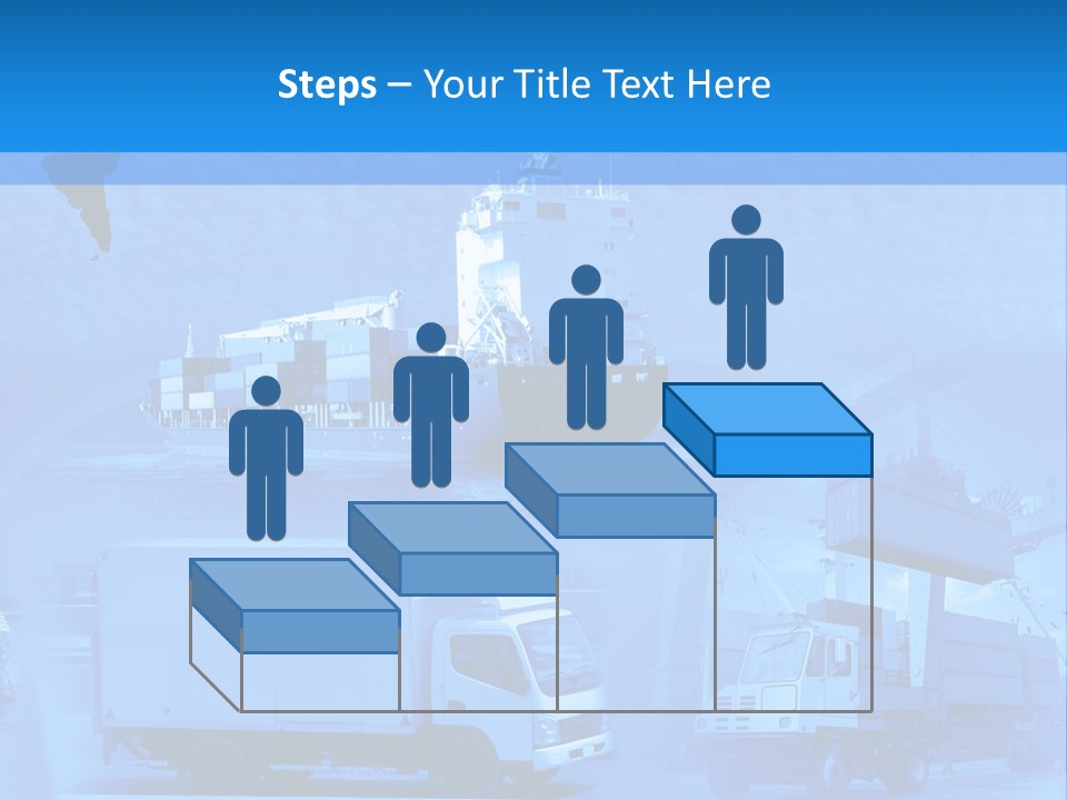 A Powerpoint Presentation With A Blue Background PowerPoint Template