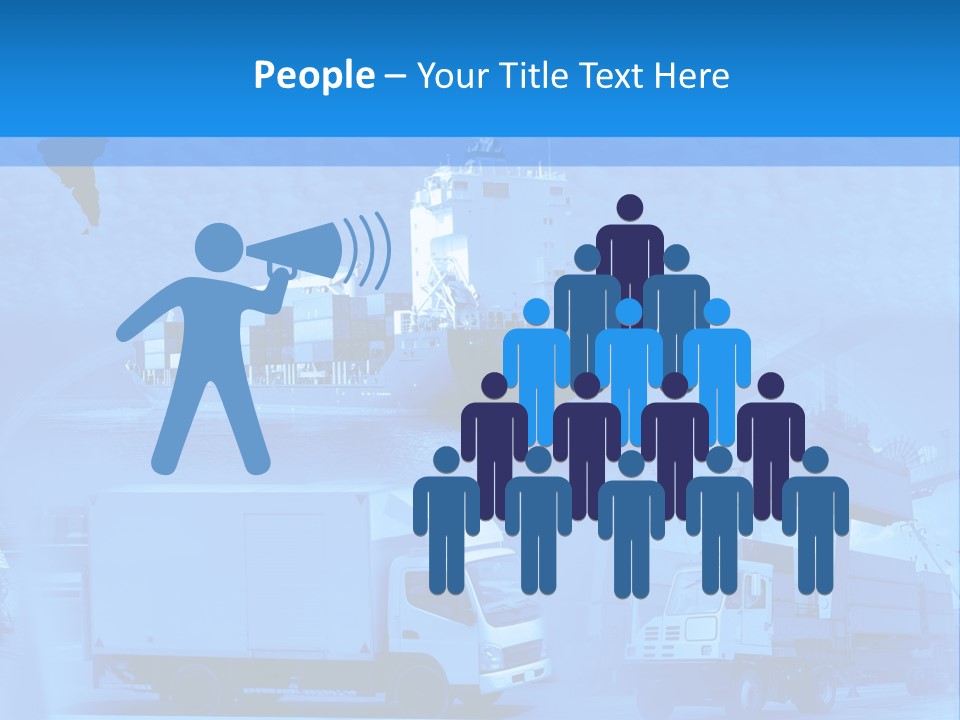 A Powerpoint Presentation With A Blue Background PowerPoint Template