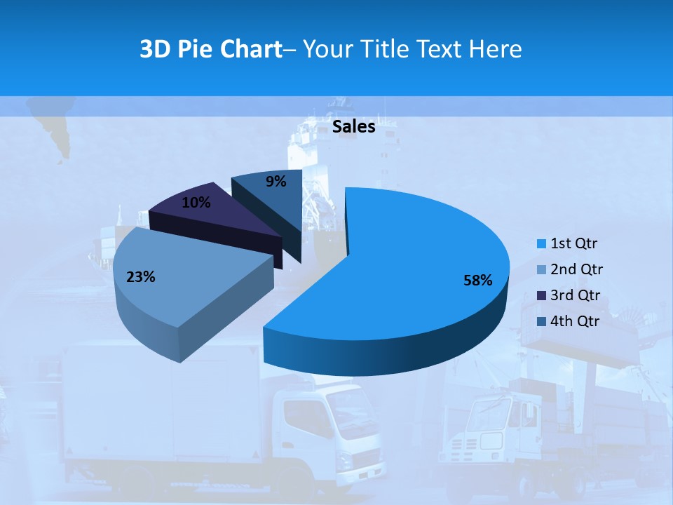 A Powerpoint Presentation With A Blue Background PowerPoint Template