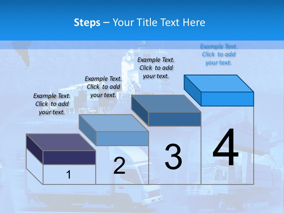 A Powerpoint Presentation With A Blue Background PowerPoint Template