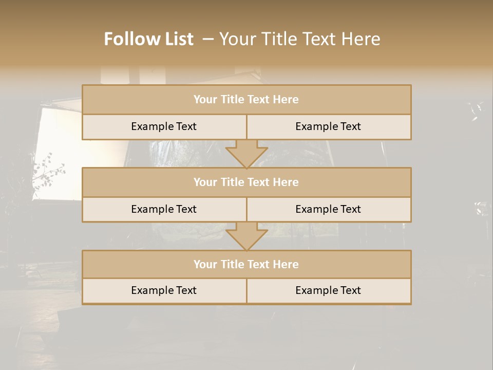 A Photo Studio With A Large Screen And Lighting Equipment PowerPoint Template