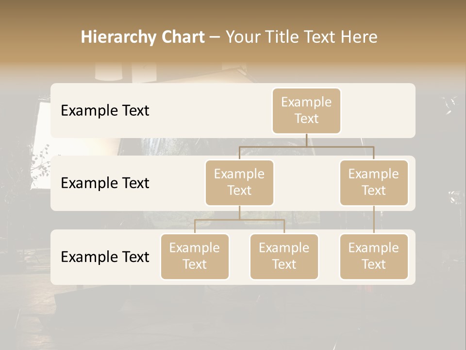 A Photo Studio With A Large Screen And Lighting Equipment PowerPoint Template