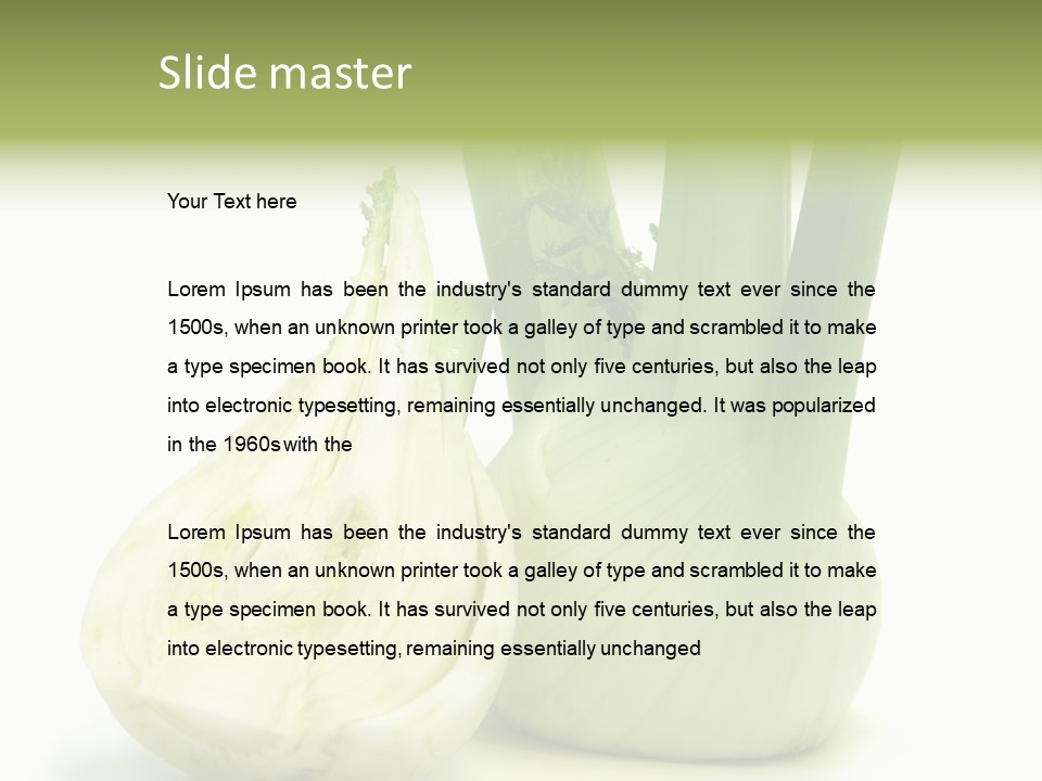 Object Menu Cooking PowerPoint Template