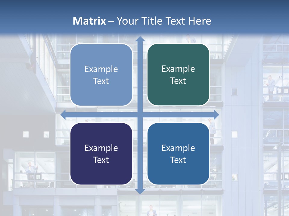 A Large Building With Many Windows And Balconies PowerPoint Template