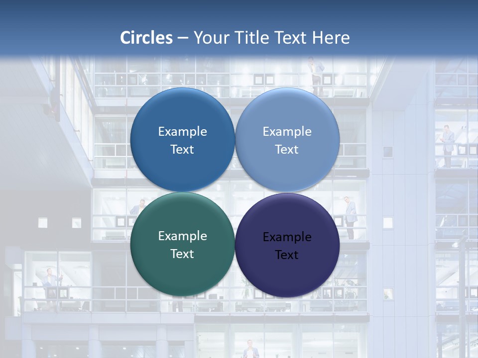 A Large Building With Many Windows And Balconies PowerPoint Template