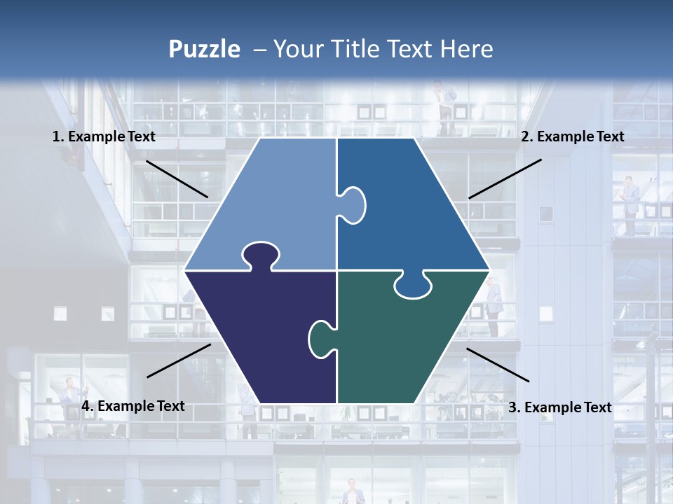 A Large Building With Many Windows And Balconies PowerPoint Template