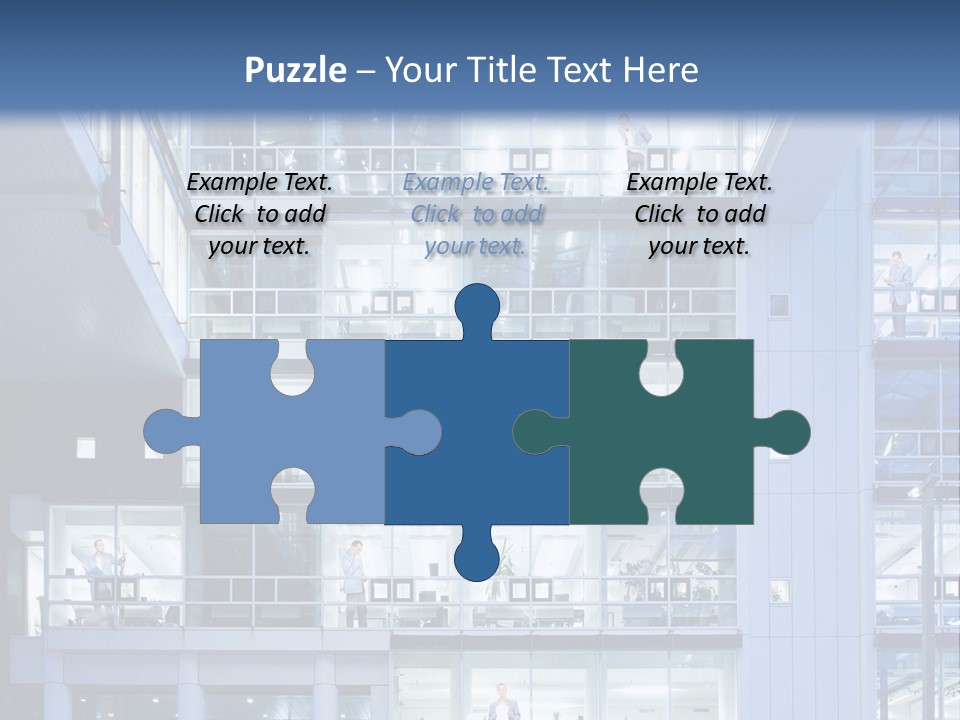 A Large Building With Many Windows And Balconies PowerPoint Template