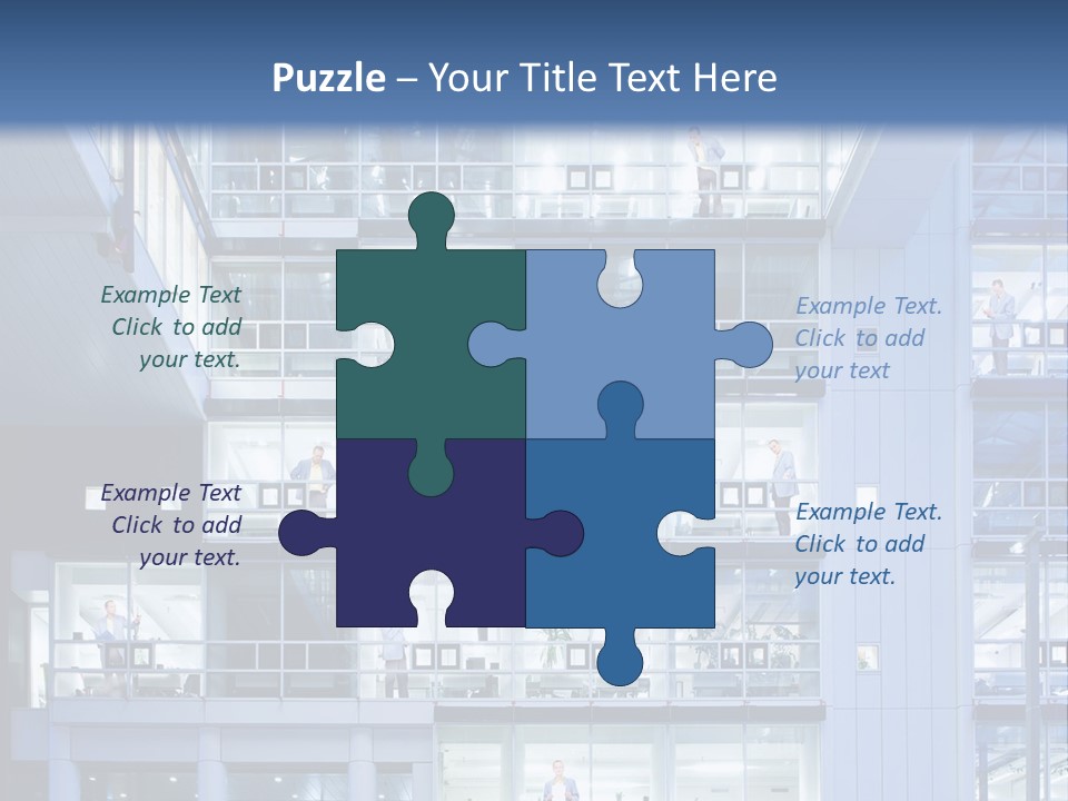 A Large Building With Many Windows And Balconies PowerPoint Template