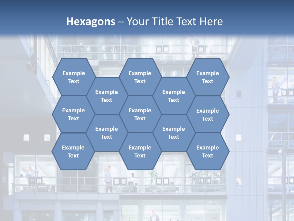 A Large Building With Many Windows And Balconies PowerPoint Template