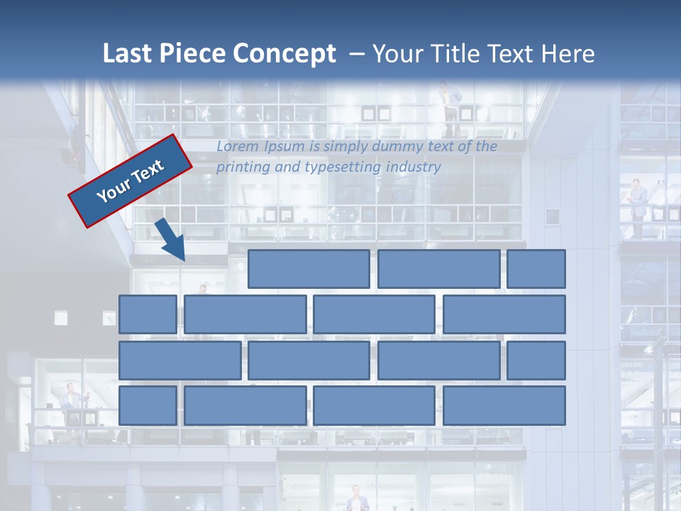 A Large Building With Many Windows And Balconies PowerPoint Template