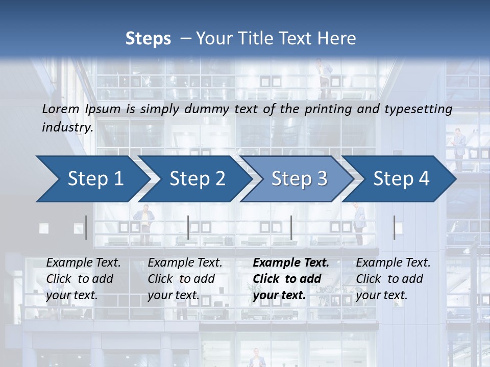 A Large Building With Many Windows And Balconies PowerPoint Template
