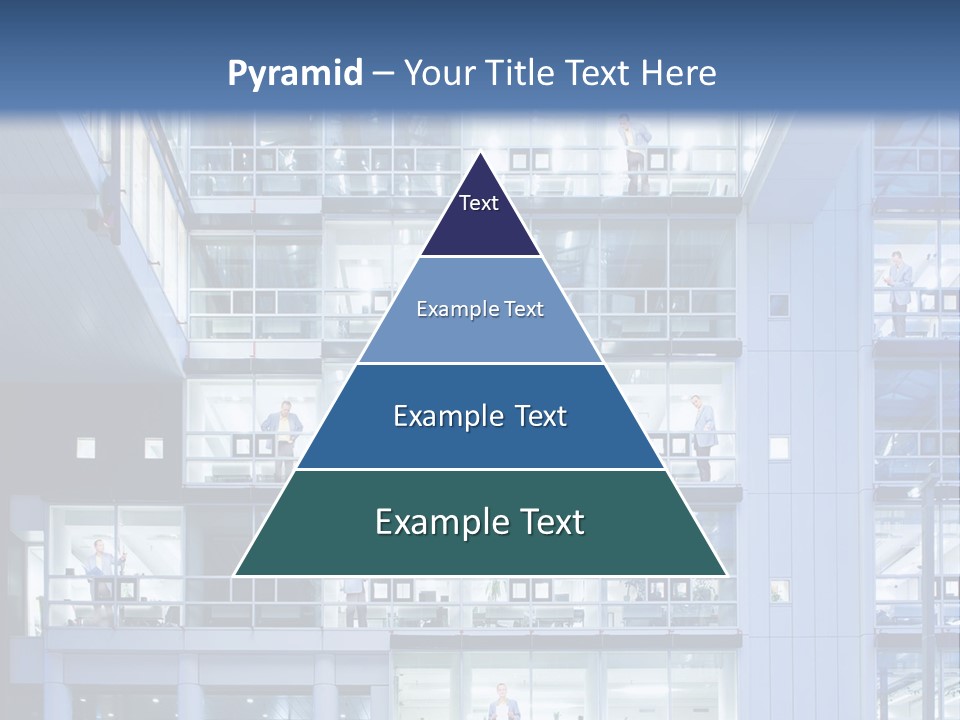 A Large Building With Many Windows And Balconies PowerPoint Template