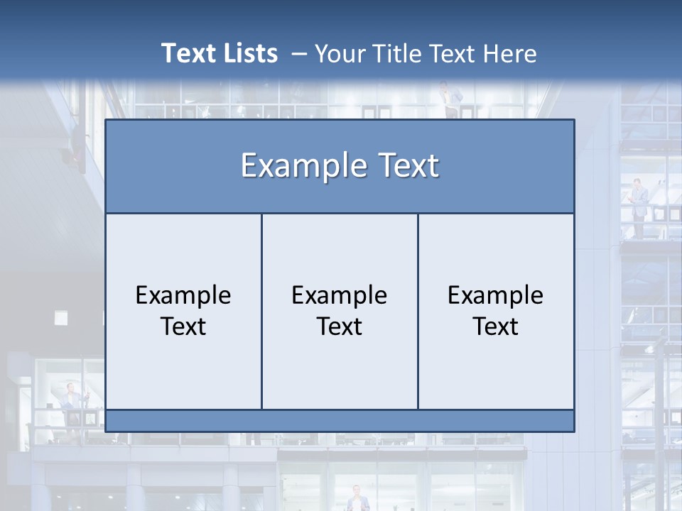 A Large Building With Many Windows And Balconies PowerPoint Template