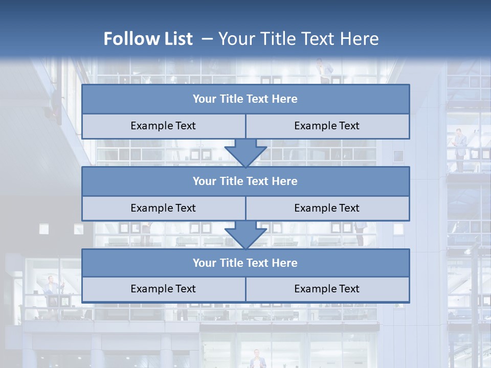 A Large Building With Many Windows And Balconies PowerPoint Template