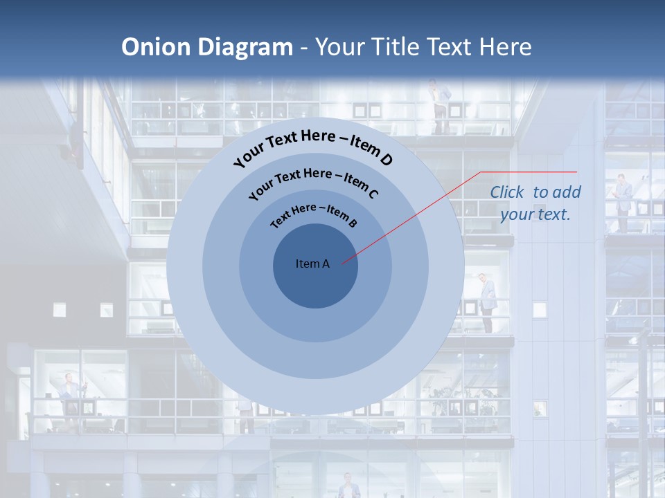 A Large Building With Many Windows And Balconies PowerPoint Template