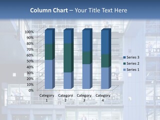 A Large Building With Many Windows And Balconies PowerPoint Template