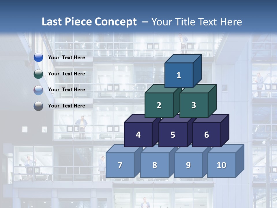 A Large Building With Many Windows And Balconies PowerPoint Template