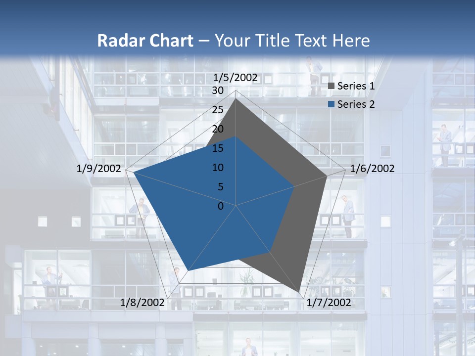 A Large Building With Many Windows And Balconies PowerPoint Template