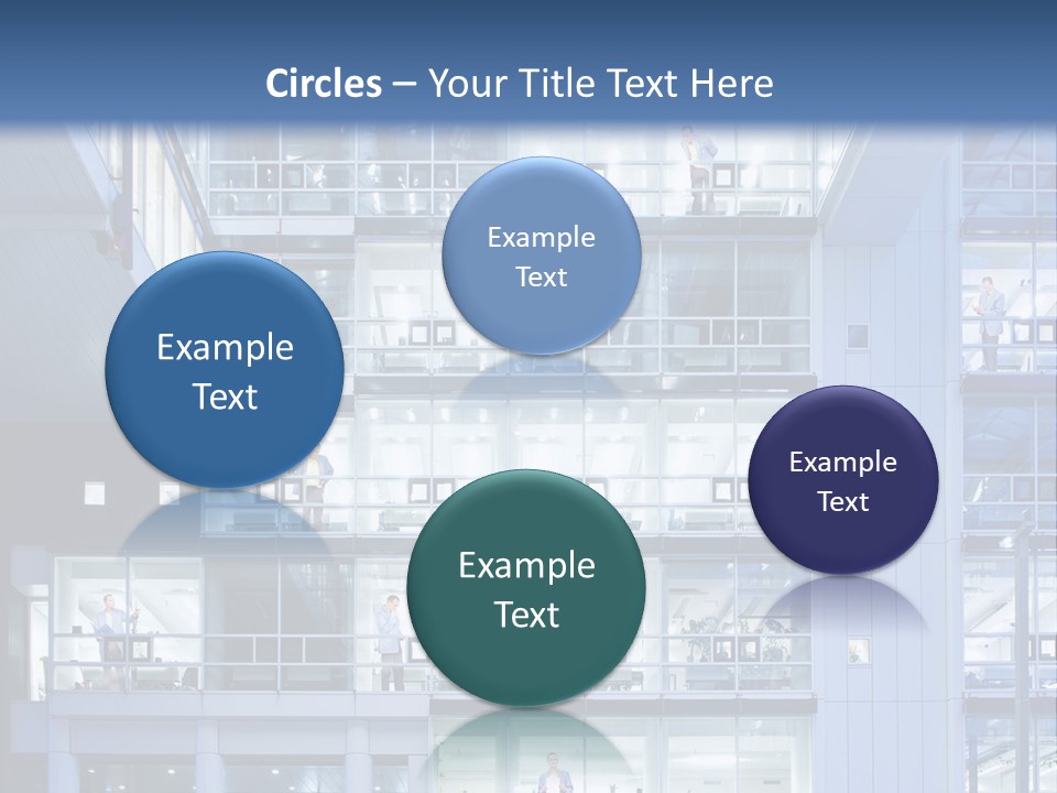 A Large Building With Many Windows And Balconies PowerPoint Template