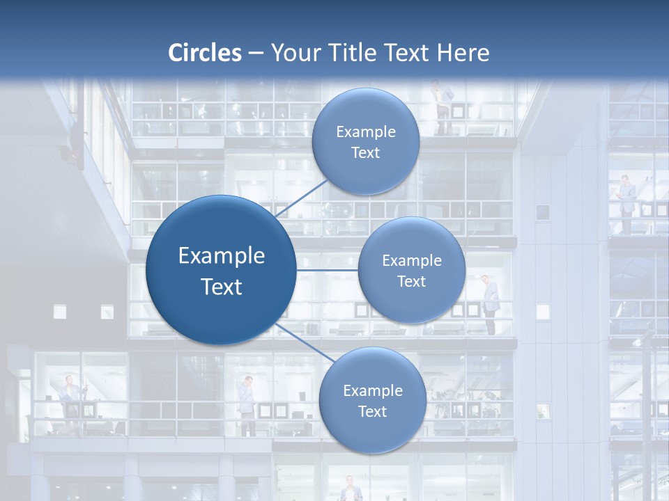 A Large Building With Many Windows And Balconies PowerPoint Template