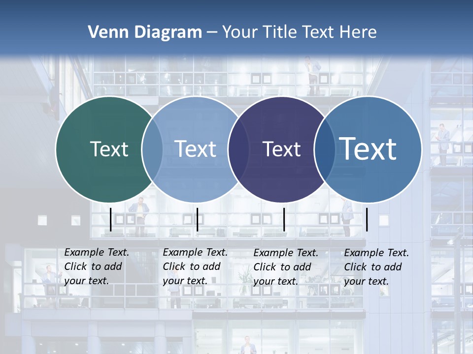 A Large Building With Many Windows And Balconies PowerPoint Template