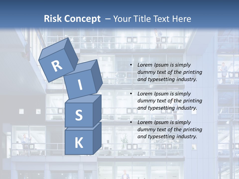 A Large Building With Many Windows And Balconies PowerPoint Template